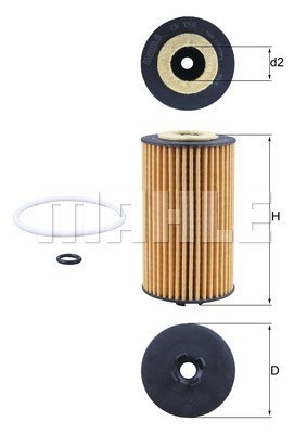 Filtru ulei 154072366594 MAGNETI MARELLI