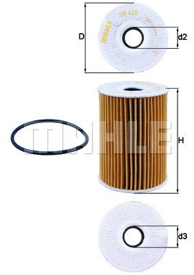 Filtru ulei 154703555500 MAGNETI MARELLI