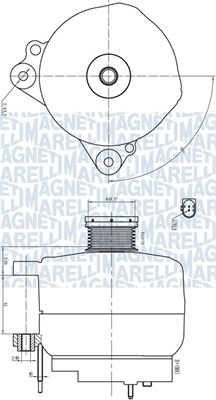 Generator / alternator 063732190010 MAGNETI MARELLI