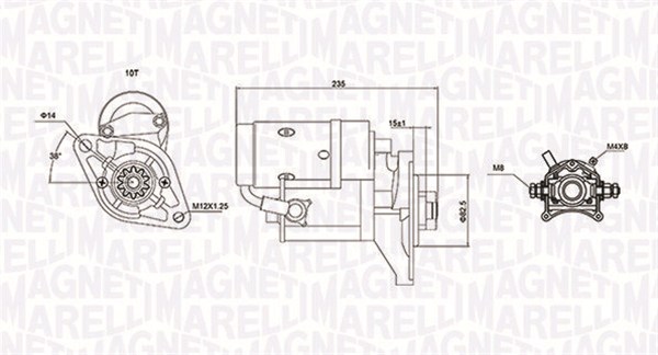 Starter 063721089010 MAGNETI MARELLI