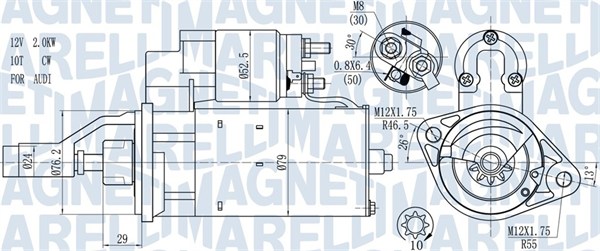 Starter 063721114010 MAGNETI MARELLI