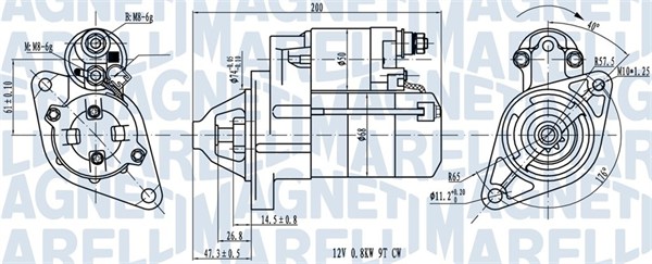 starter 063721224010 MAGNETI MARELLI