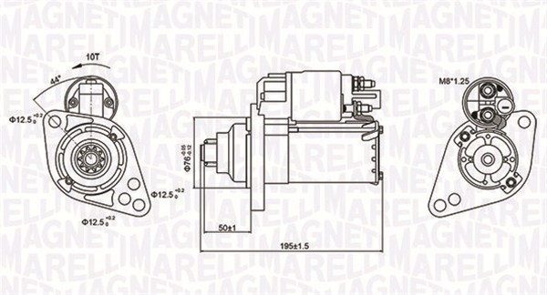 Starter 063721294010 MAGNETI MARELLI