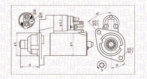 Starter 063721323010 MAGNETI MARELLI