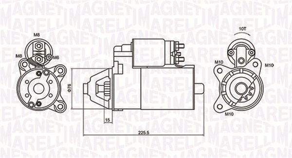 starter 063721336010 MAGNETI MARELLI