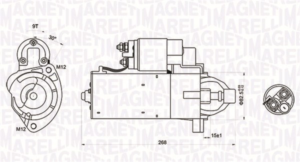 Starter 063721423010 MAGNETI MARELLI