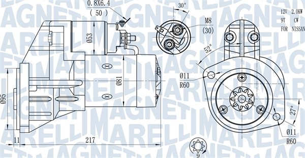 starter 063720660010 MAGNETI MARELLI