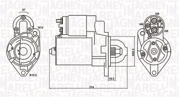 Starter 063720879010 MAGNETI MARELLI