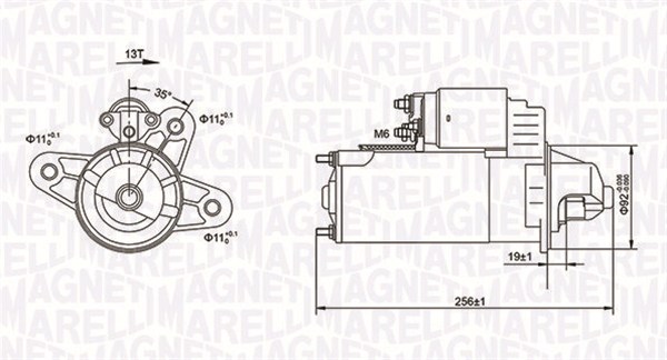 Starter 063720977010 MAGNETI MARELLI