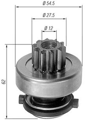 Pinion electromotor 940113020193 MAGNETI MARELLI