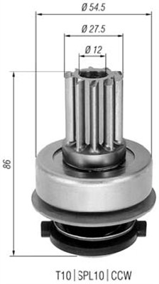 Pinion electromotor 940113020274 MAGNETI MARELLI