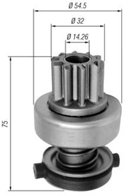 Pinion electromotor 940113020351 MAGNETI MARELLI