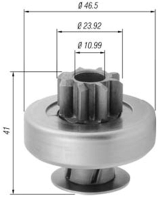 Pinion electromotor 940113020370 MAGNETI MARELLI