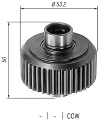 Pinion electromotor 940113020422 MAGNETI MARELLI