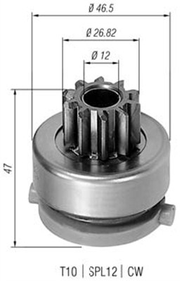 Pinion electromotor 940113020423 MAGNETI MARELLI