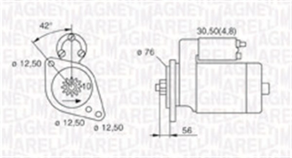 Starter 063521230120 MAGNETI MARELLI