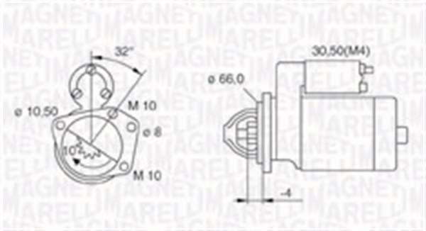 Starter 063721207010 MAGNETI MARELLI
