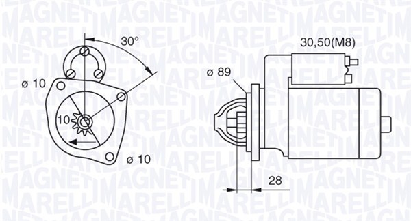 starter 063522188120 MAGNETI MARELLI