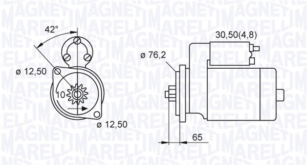 Starter 063521230140 MAGNETI MARELLI