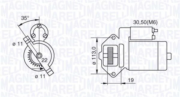 starter 063280031010 MAGNETI MARELLI