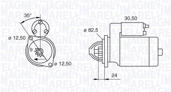 starter 063296843010 MAGNETI MARELLI