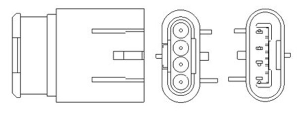 Sonda Lambda 466016355160 MAGNETI MARELLI