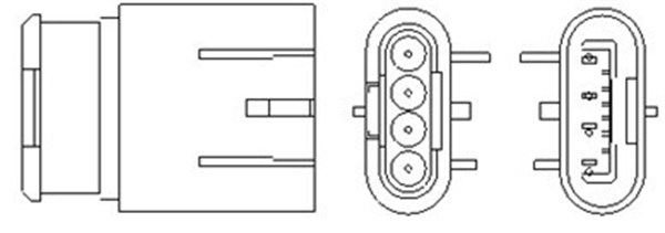 Sonda Lambda 466016355161 MAGNETI MARELLI