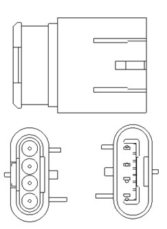 Sonda Lambda 466016355167 MAGNETI MARELLI