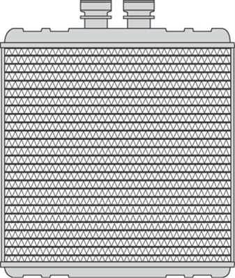 Schimbator caldura, incalzire habitaclu 350218240000 MAGNETI MARELLI