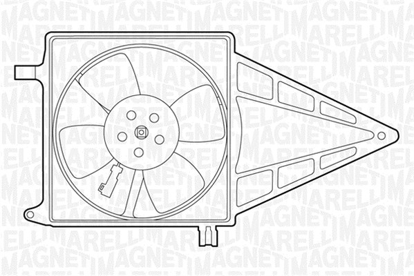 Ventilator, radiator 069422211010 MAGNETI MARELLI