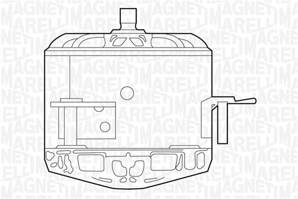 Ventilator, radiator 069422213010 MAGNETI MARELLI