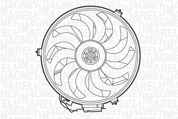 Ventilator, radiator 069422275010 MAGNETI MARELLI