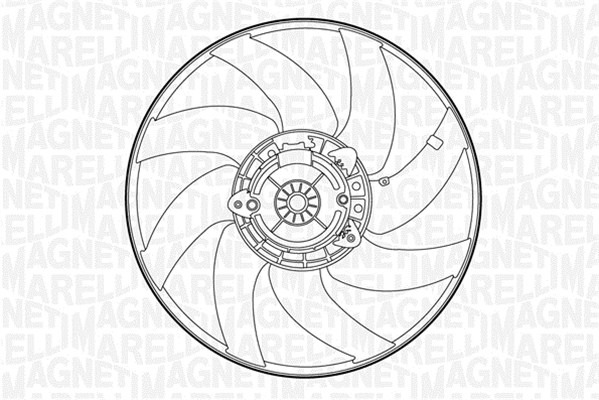 Ventilator, radiator 069422422010 MAGNETI MARELLI