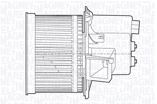 Ventilator, habitaclu 069412652010 MAGNETI MARELLI