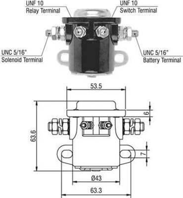 Solenoid, electromotor 940113050017 MAGNETI MARELLI