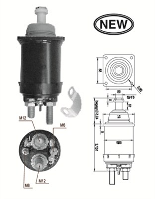 Solenoid, electromotor 940113050569 MAGNETI MARELLI