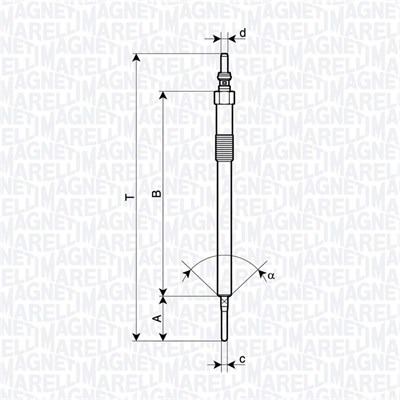 Bujie incandescenta 062900137304 MAGNETI MARELLI