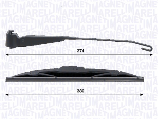 Set stergatoare, curatare parbriz 000723180435 MAGNETI MARELLI