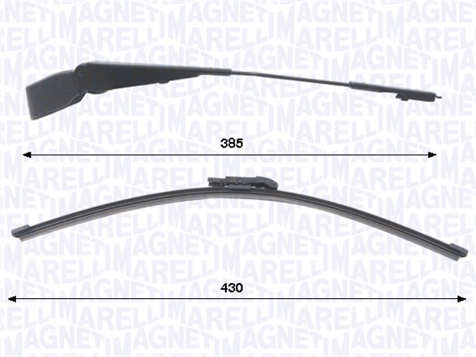 Set stergatoare, curatare parbriz 000723180466 MAGNETI MARELLI