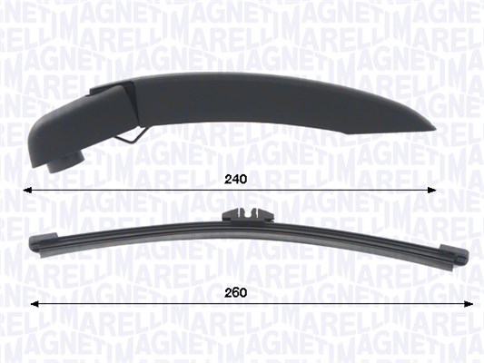 Set stergatoare, curatare parbriz 000723180470 MAGNETI MARELLI
