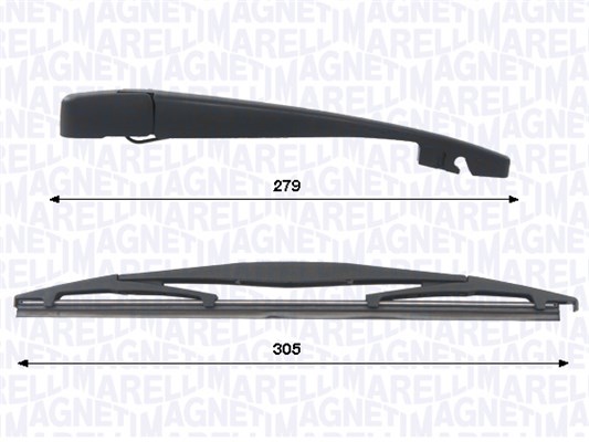 Set stergatoare, curatare parbriz 000723180474 MAGNETI MARELLI